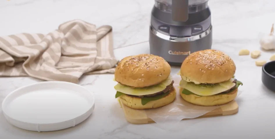 Hamburguesa con pesto