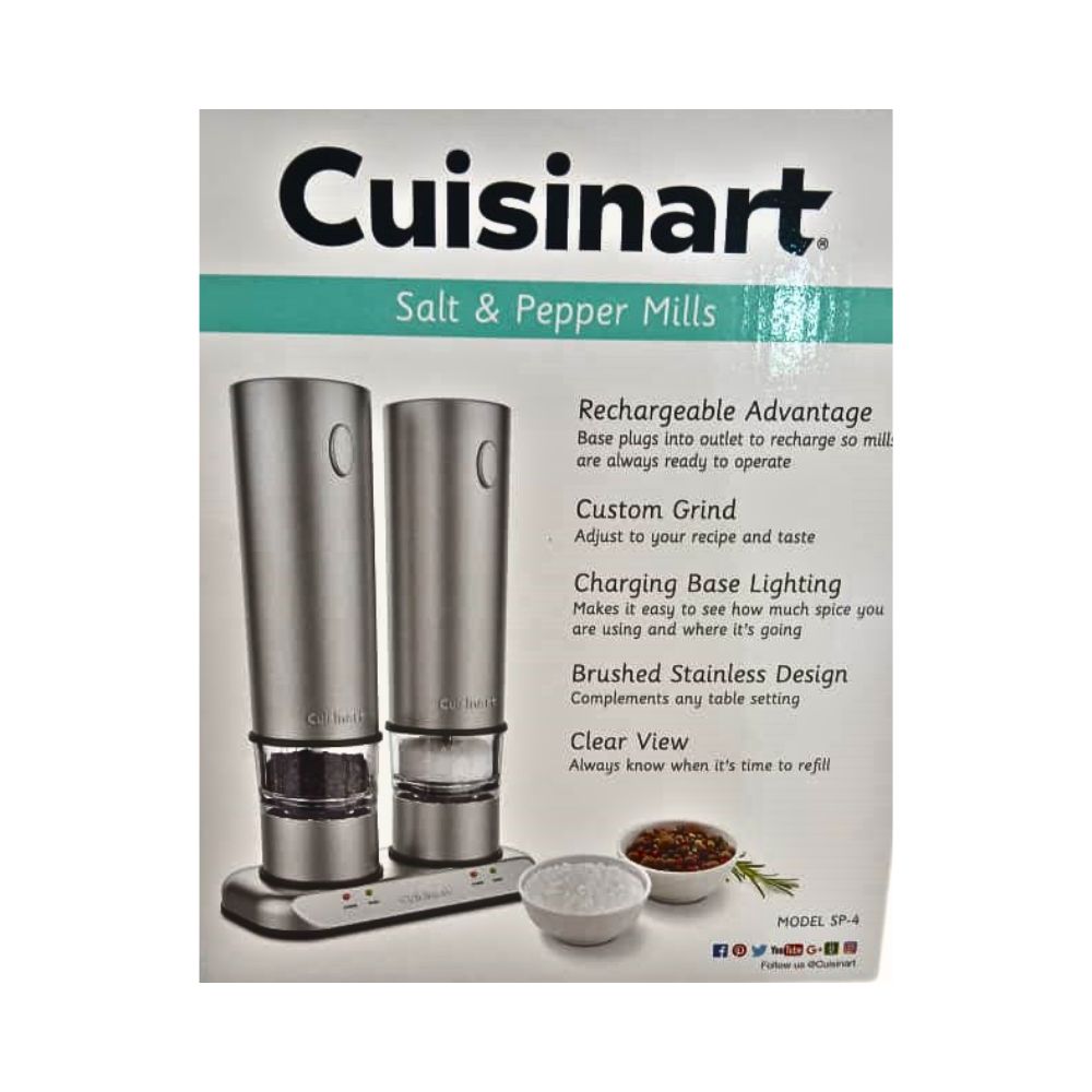 Molinillos de sal y pimienta recargables SP - 4 de Cuisinart®