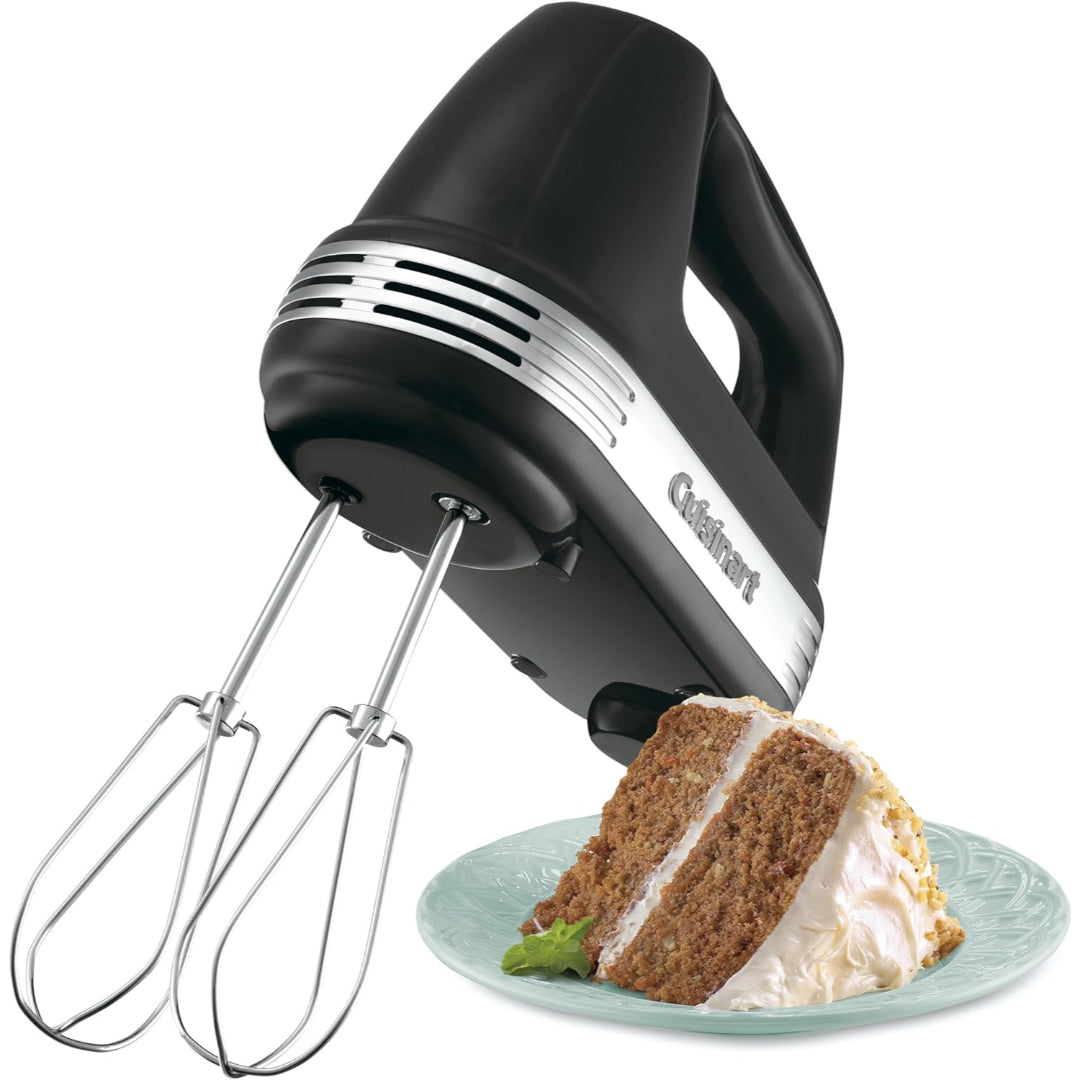 BATIDORA MANUAL DE 5 VELOCIDADES POWER ADVANTAGE NEGRA - HM-50BK DE CUISINART®