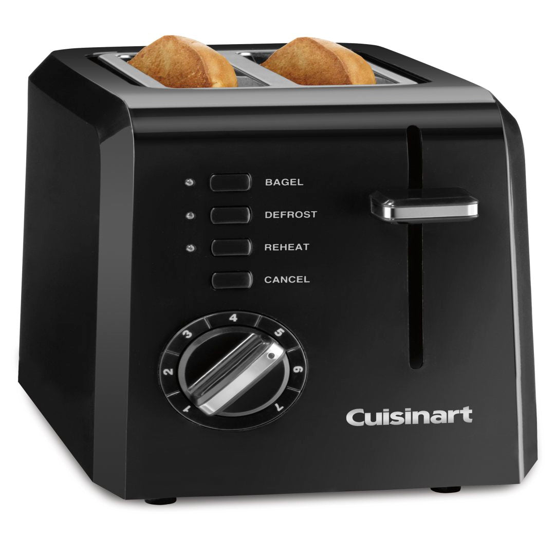TOSTADOR COMPACTO -DE REBANADAS CPT-122BK DE CUISINART®