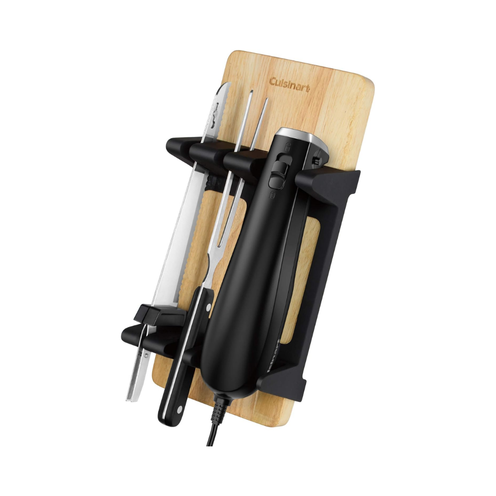 Juego de Cuchillo Eléctrico Cuisinart con Tabla de Cortar