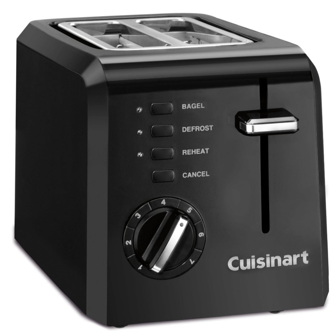 TOSTADOR COMPACTO -DE 2 REBANADAS CPT-122BK DE CUISINART®