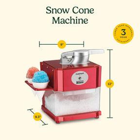 Máquina para hacer conos de nieve SCM100 de Cuisinart®