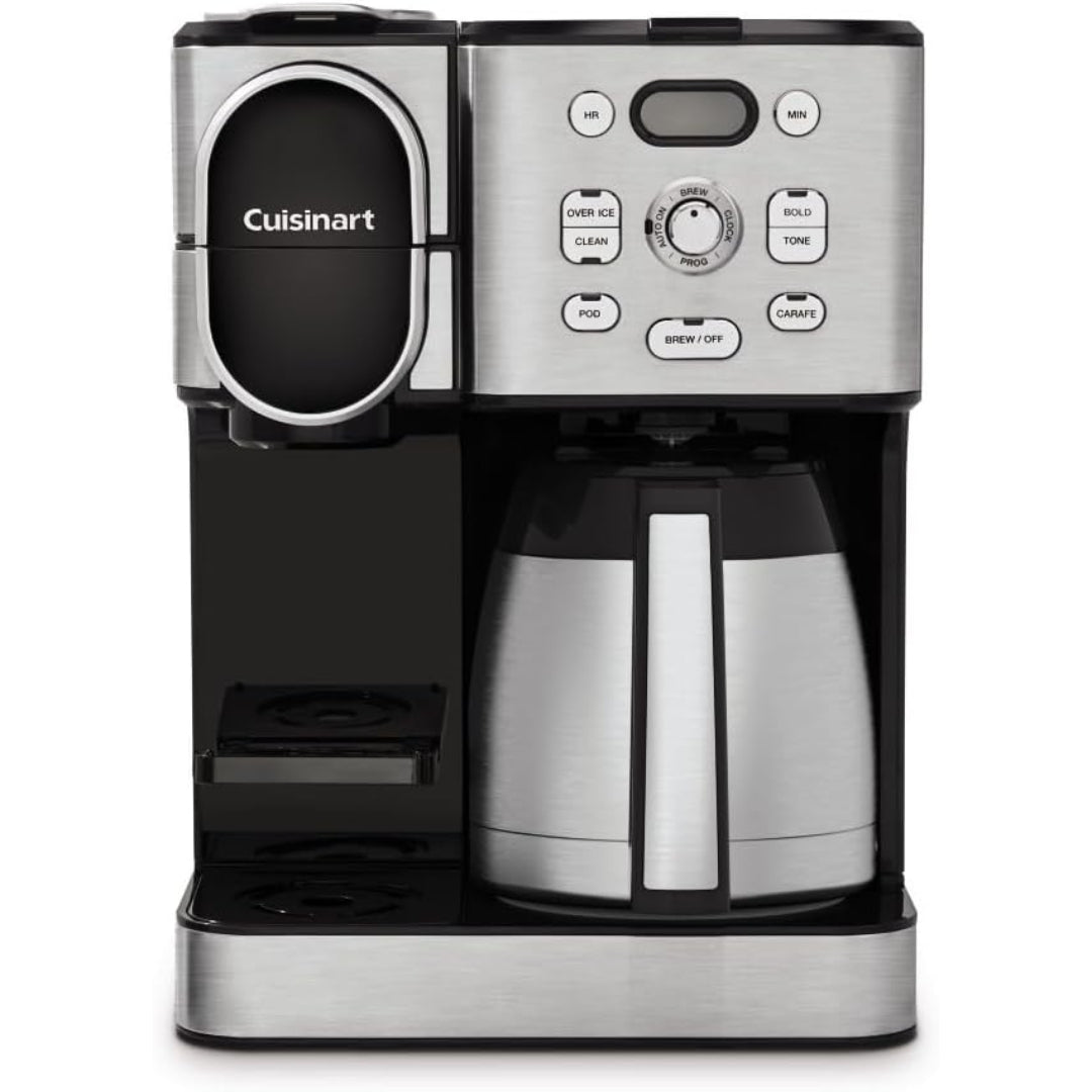 Cafetera térmica y monodosis Coffee Center ® de 10 tazas SS-21NAS de Cuisinart®