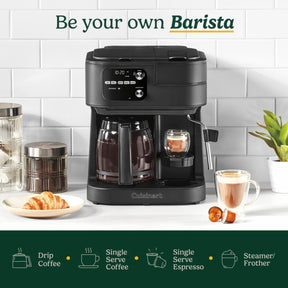 Combo Cafetera y espresso SS-4N1MBNAS de Cuisinart®