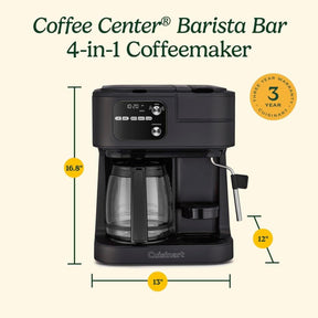 Combo Cafetera y espresso SS-4N1MBNAS de Cuisinart®