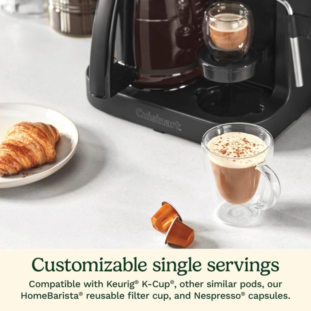 Combo Cafetera y espresso SS-4N1MBNAS de Cuisinart®