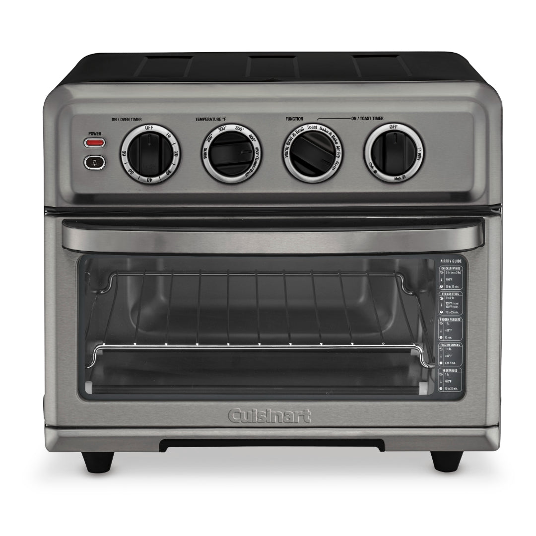 HORNO,TOSTADOR, ASADOR Y AIRFRYER 8 EN 1 TOA-70BKS DE CUISINART®️