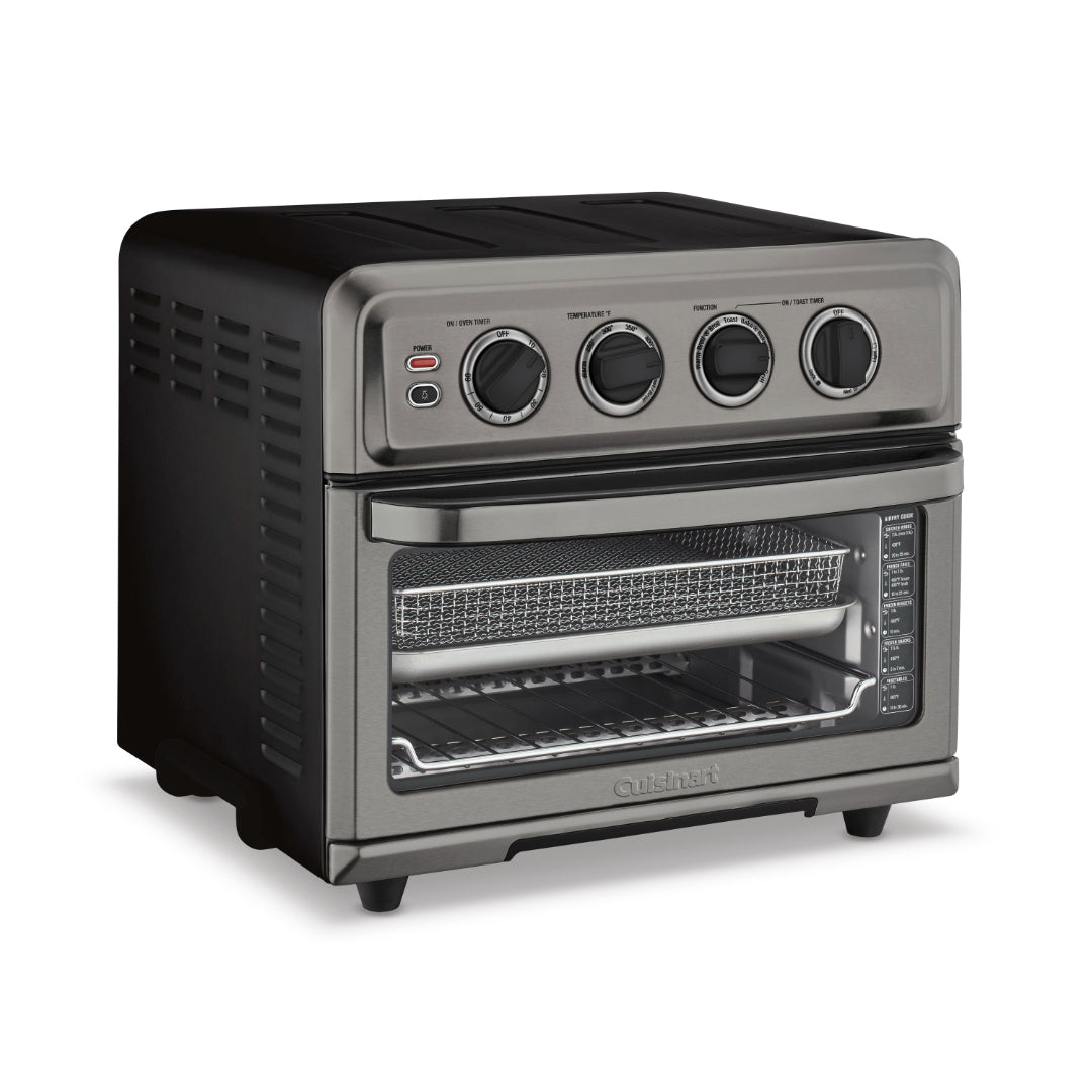 HORNO,TOSTADOR, ASADOR Y AIRFRYER 8 EN 1 TOA-70BKS DE CUISINART®️