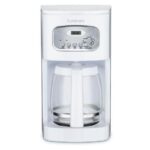 12-Cup White Drip Coffee Maker